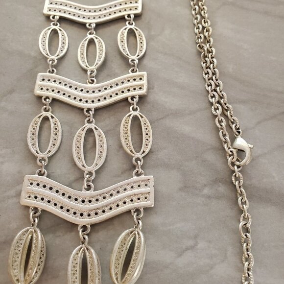 ✨ Stella and Dot Vintage Antique Boho Summer Iconic Kimberly Statement Necklace - Picture 3 of 15